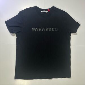 Parasuco Black Short Sleeve Logo Tee